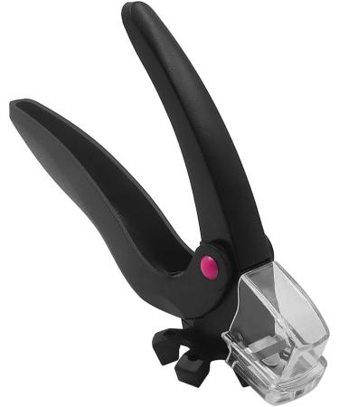 POFET False Nail Tip Professional Adjustable Artificial Nail Trimmer Nail Catcher Trimmer with Turntable for Different Nail Shapes Black - Buy Online on GoSupps.com