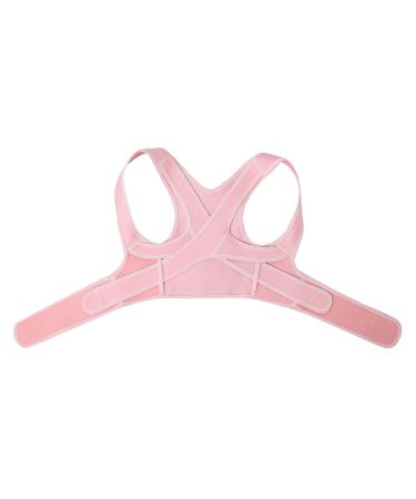 Back Straightener Corrector Adjustable Back Corrector - Effective Back Corrector Braces for Women Men Pink Medium