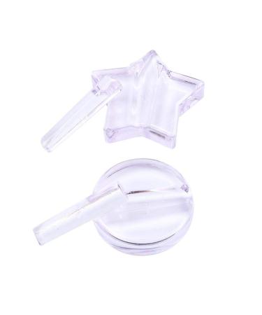 Rotekt 2pcs Professional Embossed Mold Nail Tools Metal Frame Bending Nail Art Equipment