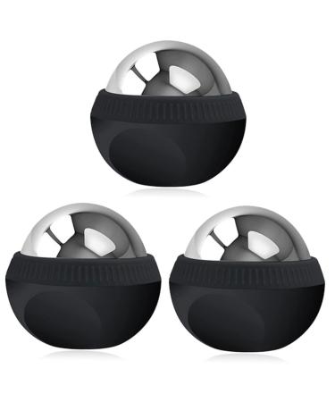 Frcolor 3st massage ball made of stainless steel Massage ball stainless steel balls body massage device massage gear for muscle relief foot massager body-relax massage device Small massage device Sport
