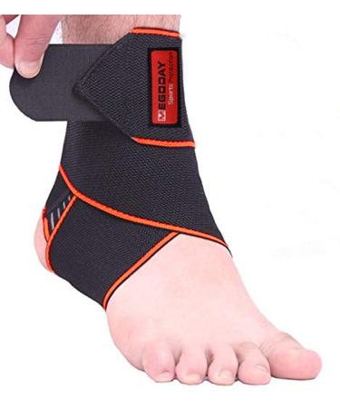 Ankle Brace for Women & Men - 1 Pair of Ankle Support Wraps - Adjustable Compression Antiskid Ankle Staps 3 in 1 Sports Protection Strap for Protecting Against Ankle Wrist Kneel Sprains One Size Free size - 2 pack
