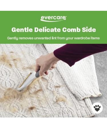 Evercare Duo Pet Hair & Lint Remover | Dual-Sided Comb for Efficient Pet Hair Removal from Clothing & Furniture - Sturdy & Gentle Reusable Tool - Buy Online on GoSupps.com