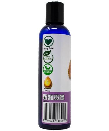Buy Honey Flavored Massage Oil for Couples | Edible Non-Sticky Vegan Friendly | Relaxing Lotion with Vitamin E Sweet Almond & Coconut Oil - 4 oz - Buy Online on GoSupps.com