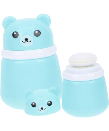 Hemoton 4 Pcs Bear Powder Puff Box Set - Travel-sized Baby Powder for Newborns | Villus Powder Puff Container | Fluffy Body Powder Holder - Buy Online on GoSupps.com