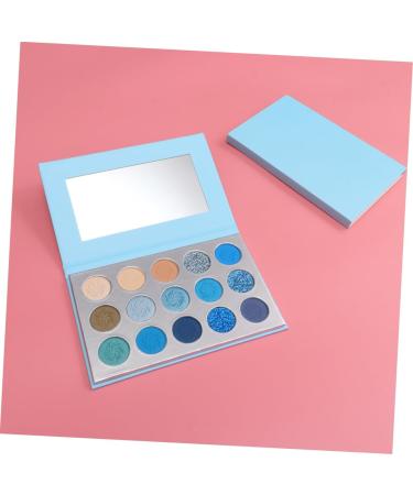 FOMIYES 15 Naked Eyeshadow Palette Makeup Eyeshadow Makeup Palette Eye Shadow Shimmer Matte Miss 1 count (Pack of 1) Blue - Buy Online on GoSupps.com