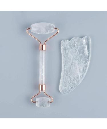 Massage tools massage roller massage tab massage tool crystal-jade-scooter for the face gua Sha set anti-aging face massage device no squeak tool for skin rejuvenation therapy
