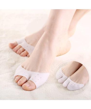 3 Pairs Toe Sleeve Tiptoe Pads - Anti-Wear Silicone Toe Protectors for Foot Care & Comfort | Skid-Resistant Anti-Slip Toe Covers - Buy Online on GoSupps.com