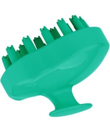 Tovinanna Hair Schuppenw scher - Green Bathroom Massage & Cleaning Shampoo Brush | Head Scratcher & Suction Tool for Ultimate Hair Care | 9.5x7cm - Buy Online on GoSupps.com
