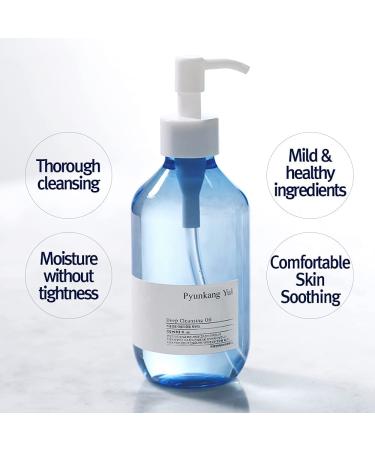 YUNKANG YUL Deep Cleansing Oil 9.8 Fl. Oz - Korean Makeup Remover for Face - Hyaluronic Acid Panthenol Infused - Natural Ingredients for Soothed Skin - Buy Online on GoSupps.com