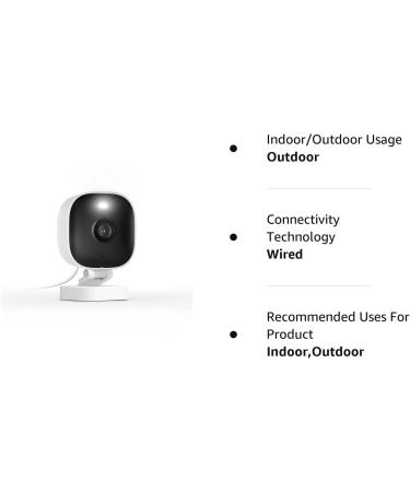 Vimtag Mini G3 Outdoor Security Camera with AI Human Detection - Full-Color Night Vision, Weather-Resistant, Alexa Compatible - White 1Pack - Buy Online on GoSupps.com