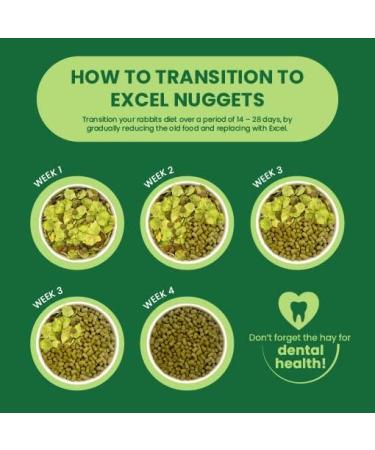 Burgess Excel Nuggets with Mint Adult Rabbit Food 3 kg 3 kg (Pack of 1) - Buy Online on GoSupps.com