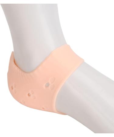 Moisturizing Gel Heel Socks for Cracked Dry Feet Soften Repair and Reduce Fine Lines 5 Pairs Stretchy Gel Heel Sleeves - Buy Online on GoSupps.com