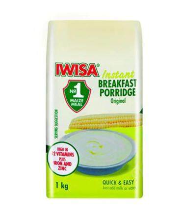 Iwisa Porridge Original 1kg Box of 10-Fd