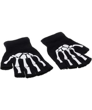 Buy WOWOWO Kids Cycling Gloves - Outdoor Sport Half Finger Skeleton Design | Soft Protective Gear for Bicycle Adventures - Buy Online on GoSupps.com