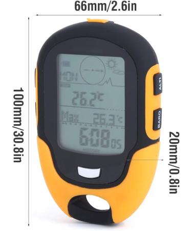 Pwshymi Multifunctional Altimeter: Car Altimeter Barometer Thermometer Hygrometer & Compass for Outdoor Adventures - International Shipping Available - Buy Online on GoSupps.com