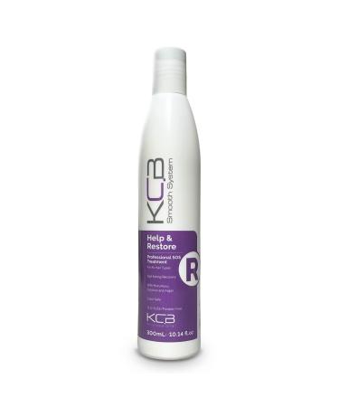 KCB PROFESSIONAL Smooth Help and Restore  SOS Keratin Hair Repair Treatment for Dry or Damaged Hair. Repair Hair Damage from Heat  Bleach  Color  and Chemical Services. Smooths and Control Frizz.