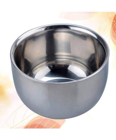 FRCOLOR Stainless Steel Shaving Bowl & Mug - Perfect for Shaving Soap Foam & Accessories | Salon & Home Use - Buy Online on GoSupps.com