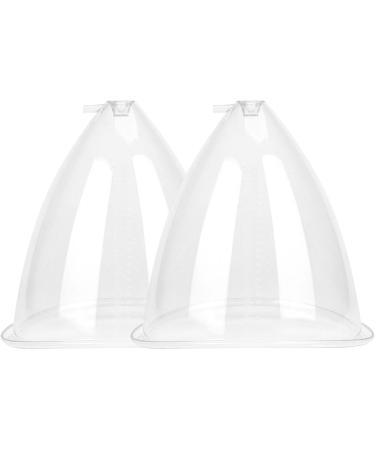 Buy 2 x Lifting Cups 150ml/180ml - Breast Enlargement & Buttock Lift Body Massage - Transparent White - Buy Online on GoSupps.com