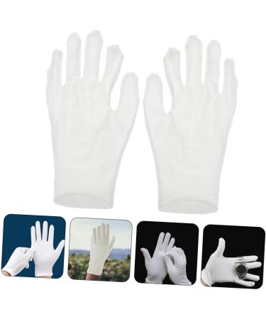 Mikinona 12 Pairs Moisturizing Gloves Work Gloves Moisturizing Overnight Gloves Working Gloves Cotton White - Buy Online on GoSupps.com
