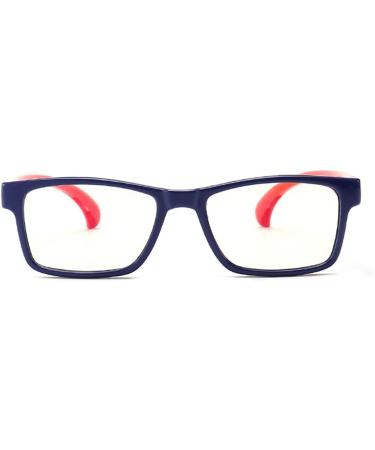 Tofox Anti Blue Light Glasses for Kids - Retro Clear Lens Reading Eyewear for Girls & Boys | Colorful & Stylish - Buy Online on GoSupps.com