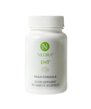 NEORA EHT - Brain Formula with EHT Extract B6 B12 D Alpha Lipoic Acid Huperzine-A for Memory Focus Cognitive Health - 30 Capsules