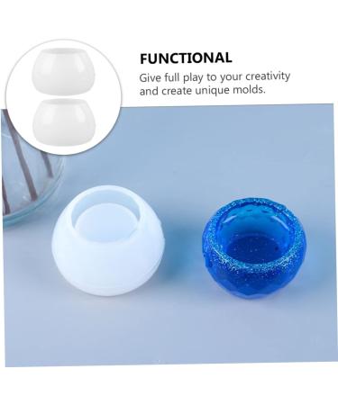 STOBOK 2 Pcs Bowl Mold Silicone Molds Flatware Hand Molds De Resina Exquisite Silicone Mold Manual Material - Buy Online on GoSupps.com