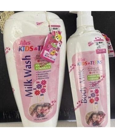 LILIES KIDs & TEENs SPF15 AMERICAN FORMULA LOTION + LILIES BODY WASH BODY WASH - Buy Online on GoSupps.com