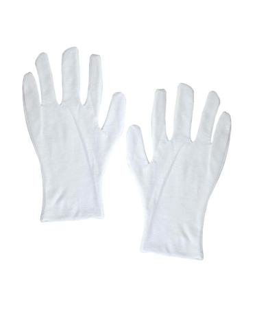 Beaupretty White Gloves 12 Pairs Factory Gloves White Cotton Gloves Work Lengthen Cotton Work Gloves - Buy Online on GoSupps.com