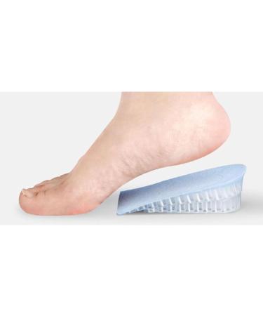 Height Increase Insoles Multilayer Transparent Silicone Shoe Lifts Shock Absorbing Elevator for Students (3.5cm 1 Pair) - Boost Your Height Comfortably - Buy Online on GoSupps.com
