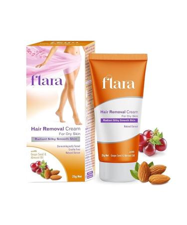 FLARA Hair Removal Cream for Dry Skin (25G) - Gentle & Effective Solution | Shop Internationally - Buy Online on GoSupps.com