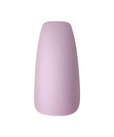 KISS Gel Fantasy Glue-On Nails - Long Lavender Glitter Coffin Shape | Premium Artificial Fingernails for Instant Glam - Buy Online on GoSupps.com