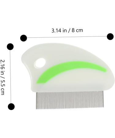 BESPORTBLE 8 Pcs Stainless Steel Tooth Comb Cat Dog Comb Pet Cat Cleaning Brush Duster Cleaning Brush Combs Red 8X5.5CNx2pcs Red Greenx2pcs - Buy Online on GoSupps.com