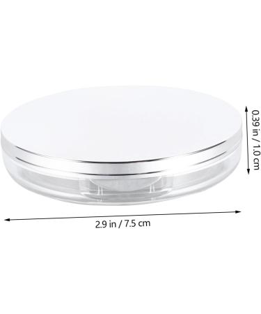 DOITOOL 6 Pcs Loose Powder Box 5g Powder Case Travel Mirror Box Silverx3pcs 7.5x7.5cmx3pcs - Buy Online on GoSupps.com