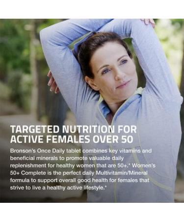 Bronson ONE Daily Womenâs 50+ Complete Multivitamin - 90 Tablets - Buy Online on GoSupps.com