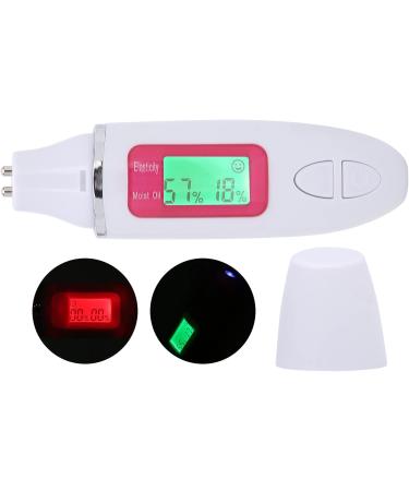 Qukaim Skin Tester Facial Skin Moisture Tester LCD Display Skin Water Oil Sensor Analyzer Multifunctional White - Buy Online on GoSupps.com