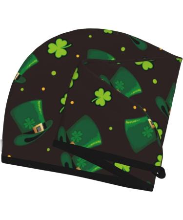 St. Patrick's Day Microfiber Hair Towel Wrap - Quick-Dry Hair Turban for Women & Girls - Buy Online on GoSupps.com