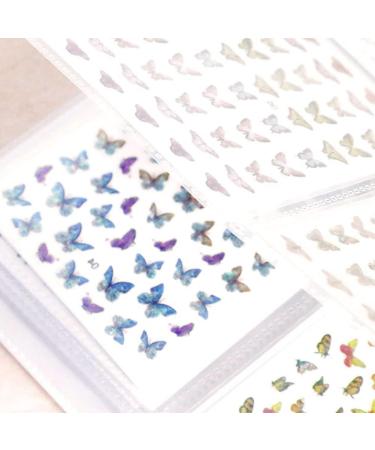 80 Slots Nail Sticker Album Nail Colour Display Nail Art Decal Storage Bag Nail Swatches Stand Card Display Book Container (Transparent) - Buy Online on GoSupps.com