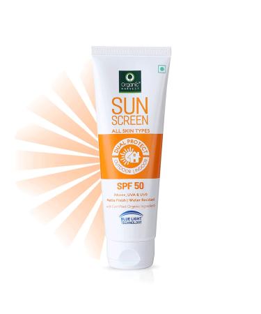 3-in-1 Organic Face Wash & Sunscreen SPF 50 Combo for All Skin Types - Paraben & Sulphate Free | 100% Natural 100gm Each - Buy Online on GoSupps.com