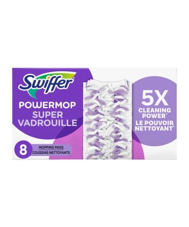 Swiffer PowerMop Multi-Surface Mopping Pad Refills for Floor Cleaning 8 Count