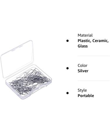 200pc High Temperature Nichrome Wire Jump Rings | 21 Gauge | Plastic Storage Box | U Hooks | Hobbyist DIY Pendant Ceramic Ornaments Glass Fusing - Buy Online on GoSupps.com