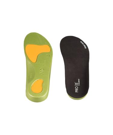 PRO 11 WELLBEING 3 Pairs Worx Series Orthotic Insoles for Plantar Fasciitis and Fallen Arches (5/6.5 UK)