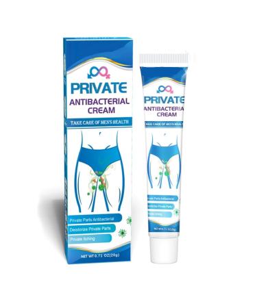 Private Areas Antibacterial Cream Jock Itch Antifungal Cream for 30S Fast Relieves the Itching Burning Cracking Feeling and Remove Smell External Use Cream for Men 20g (Pack of 1)