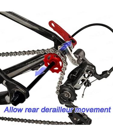 SaBlue Float-On Axle Bike Chain Keeper (Red) - Dummy Sleeping Hub Tool for Bicycle Cleaning & Transporting | Chain Keeper A01 - Buy Online on GoSupps.com
