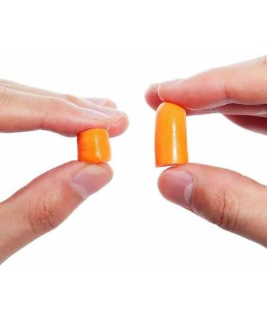 10 Pairs Orange Noise Reducer Disposable Foam Ear Plugs for Sleeping - Soft & Comfortable Ear Protection - Buy Online on GoSupps.com