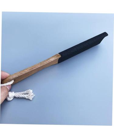 Housoutil 1pc Foot Callus Scrubber Foot for Dead Skin Foot Scraper Handle Callus Foot Hair Pedicure Tool Foot Exfoliator File Wooden Foot Planer Feet - Buy Online on GoSupps.com