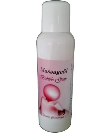 Buy Bubble Gum Edible Massage Oil | 100ml | Chewing Gum Aroma for Oral Use | Extra Slippery - Buy Online on GoSupps.com