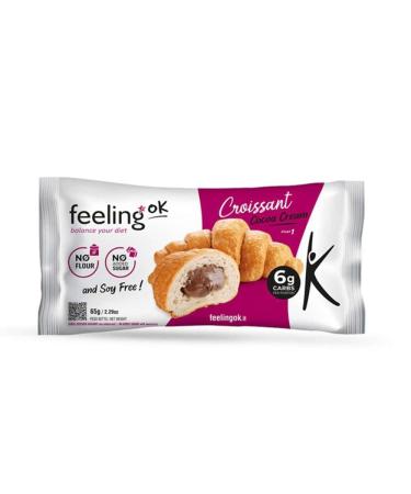 Feeling Ok Croissant Start Ripieno al cocoa da 65 g