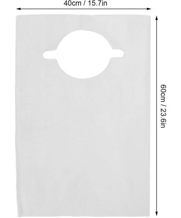 100 Skin-Friendly Portable Tooth Bibs for Older Adults - Waterproof & Hygienic Beauty Salon Use - Buy Online on GoSupps.com