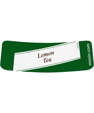 MONIN Premium Lemon Tea Concentrate 1L - Vegan-Friendly, Allergen-Free, 100% Natural Flavours - Ideal for Hot and Iced Teas - 1 Pack - Buy Online on GoSupps.com