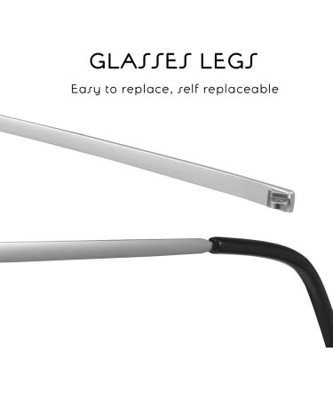 Lurrose Eyeglass Temple Replacement | Durable DIY Eyeglass Legs | International Shipping Available - Buy Online on GoSupps.com